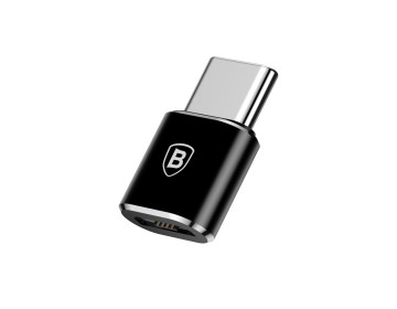 Baseus adapter OTG microUSB USB-C czarny