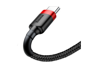 Baseus kabel Cafule USB USB-C 2,0 m 2A czerwono-czarny