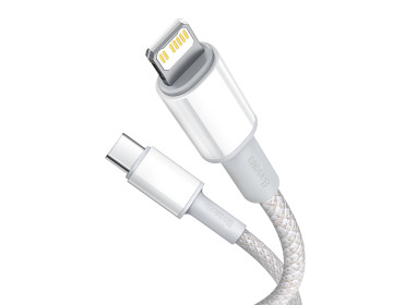 Baseus kabel High Density PD USB-C Lightning 1,0 m biały 20W