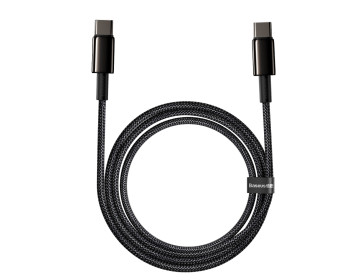 Baseus kabel Tungsten PD USB-C USB-C 2,0 m czarny 100W
