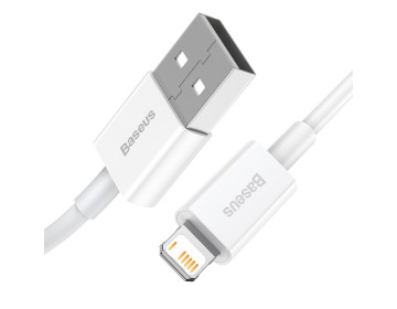 Baseus kabel Superior USB Lightning 1,0 m 2,4A biały