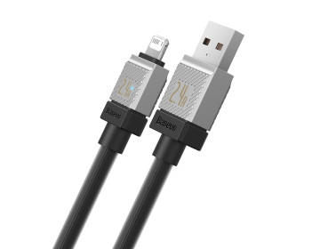 Baseus kabel CoolPlay USB Lightning 1m 2,4A czarny