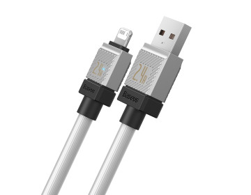 Baseus kabel CoolPlay USB Lightning 2m 2,4A biały