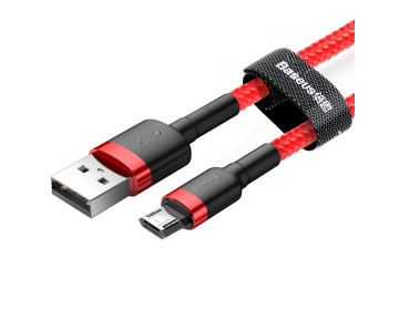 Baseus kabel Cafule USB micro USB 1,0m 2,4A czerwony
