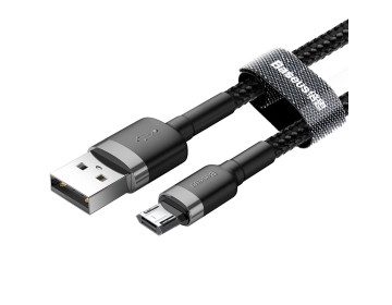 Baseus kabel Cafule USB micro USB 1,0m 2,4A szaro-czarny