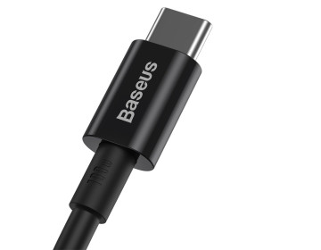 Baseus kabel Superior PD USB-C USB-C 1,0m czarny 100W