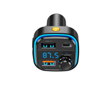 Xo transmiter FM BCC08 bluetooth MP3 ładowarka samochodowa 3,1A czarna
