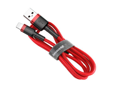 Baseus Kabel Cafule USB na Lightning 1,5A 2 metry CALKLF-C09 czerwony
