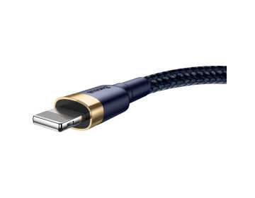 Baseus Kabel Cafule USB na Lightning 1,5A 2 metry CALKLF-CV3 złoto-niebieski