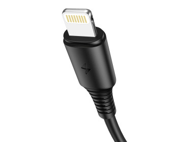 Borofone Kabel BX47 Coolway USB na Lightning 2,4A 1 metr czarny