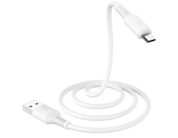 Borofone Kabel BX47 Coolway USB na micro USB 2,4A 1 metr biały