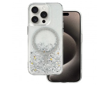 Liavec Moonlight Series Case do iPhone 14 Pro Max srebrny